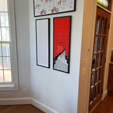 Residential multi-frame installation